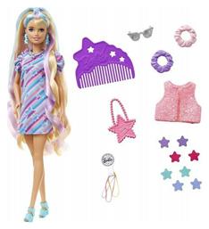 Κούκλα Totally Hair Blonde Stars για 3+ Ετών 21εκ. Barbie από το Moustakas Toys