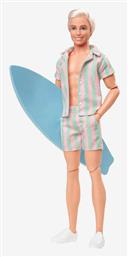 Συλλεκτική Κούκλα Ken The Movie Wearing Pastel Striped Beach Matching Set για 3+ Ετών Barbie