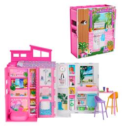 Σπιτάκι - Βαλιτσάκι Πλαστικό Κουκλόσπιτο Barbie