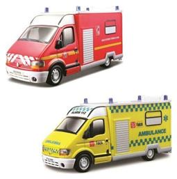 Emergency Forge Renault Master 1:50 (2 Σχέδια) Bburago από το Plus4u