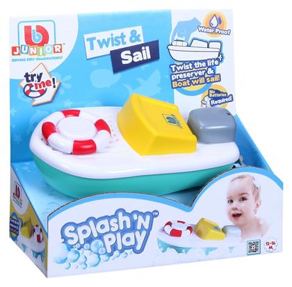 Junior Splash 'N Play Twist & Sail Βαρκούλα Μπάνιου για 12+ Μηνών Bburago