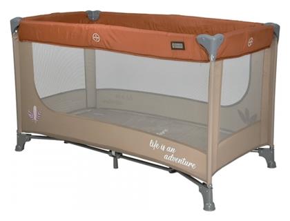 Sunshine Boho Παρκοκρέβατο 2 Επιπέδων με Στρώμα Μπεζ 125x65cm Bebe Stars