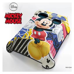 Κουβέρτα Ισπανίας Βελουτέ Mickey Mouse 160x220cm Πολύχρωμη Belpla