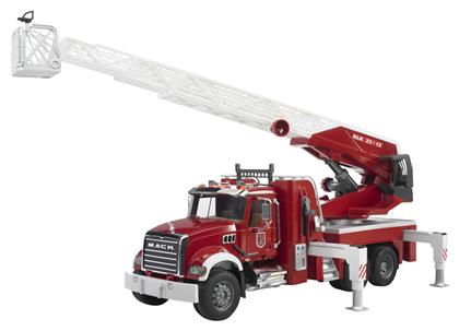 Φορτηγό Mack Granite Fire Engine with Water Pump για 3+ Ετών Bruder