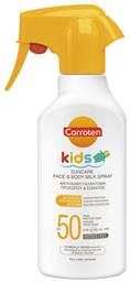 Kids Παιδικό Αντηλιακό Spray για Πρόσωπο & Σώμα SPF50 300ml Carroten