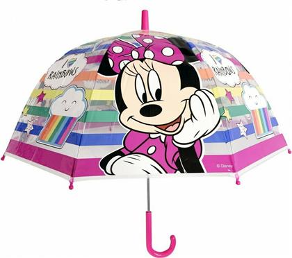 Chanos Παιδική Ομπρέλα Μπαστούνι Minnie Πολύχρωμη με Διάμετρο 45εκ.