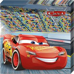 Χαρτοπετσέτες Χαρτοπετσέτες Cars 33x33cm Πολύχρωμες 33x33εκ. 20τμχ - Disney από το Moustakas Toys