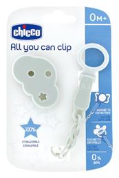 Αλυσίδα Πιπίλας από Πλαστικό Γκρι Chicco