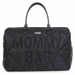 Τσάντα Μαιευτηρίου Ώμου/Χειρός Mommy Black 55x30x40εκ. Childhome από το Spitishop
