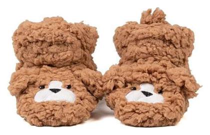 Παιδικές Παντόφλες Μποτάκια Καφέ Cozy Sole