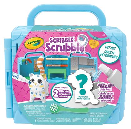 Ζωγραφική Washimals Pets Vet Playset για Παιδιά 4+ Ετών Κτηνιατρική Κλινική Crayola