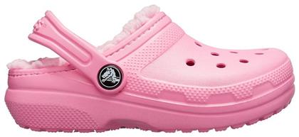 Ανατομικές Παιδικές Παντόφλες Ροζ Classic Lined Crocs