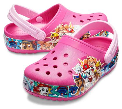 Παιδικά Ανατομικά Σαμπό Θαλάσσης Paw Patrol Band Φούξια Crocs από το MybrandShoes