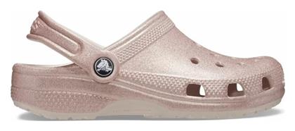 Παιδικά Παπουτσάκια Θαλάσσης Classic Glitter Clog K Ροζ Crocs