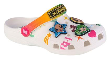 Παιδικά Σαμπό Θαλάσσης Rainbow High Λευκά Crocs από το MybrandShoes