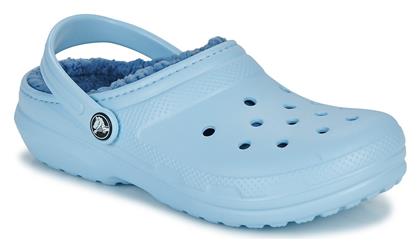 Παιδικές Παντόφλες Μπλε Classic Lined Clog Crocs από το Spartoo