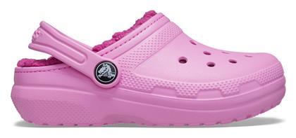 Παιδικές Παντόφλες Ροζ Classic Lined Crocs