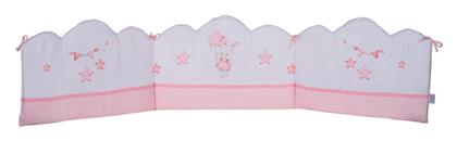 Bunny Πάντα Κλασική Εσωτερική White/pink 45x195cm Das Home