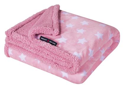 Κουβέρτα 8824 Fleece Ροζ 110x150εκ. Das Home