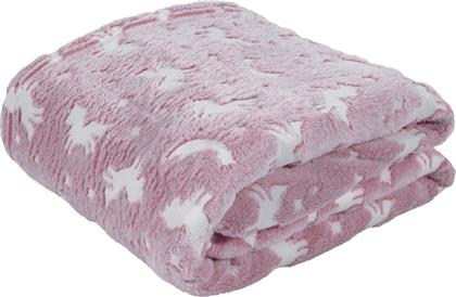 Das Home Κουβέρτα Fleece 4832 160x220εκ. Ροζ από το Katoikein