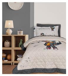 Παιδικό Κουβερλί Μονό Beige, Grey 160x220εκ. Das Home