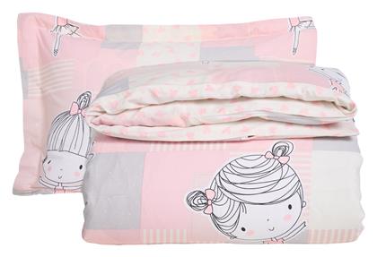 Σετ Παιδική Παπλωματοθήκη Μονή με Μαξιλαροθήκη Γκρι 160x240εκ. Das Home