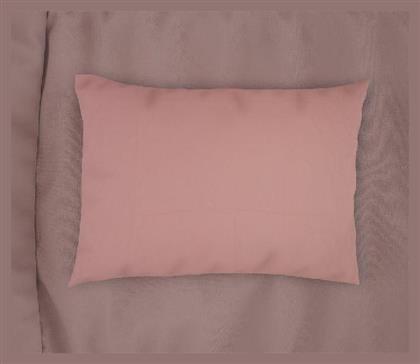 Bebe Solid Βρεφική Μαξιλαροθήκη από 100% Βαμβάκι Dusty Rose 45x35εκ. Dimcol
