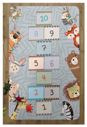 Hopscotch 291 Παιδικό Χαλί Γκρι 135x200cm Dimcol από το Aithrio