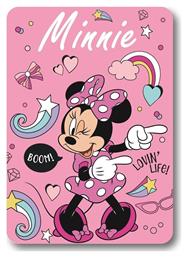 Κουβέρτα Fleece Minnie 08 Pink 100x140εκ. Dimcol