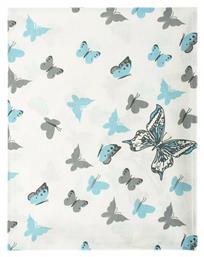 Πάνα Αγκαλιάς Butterfly Sky Blue 80x80cm Dimcol