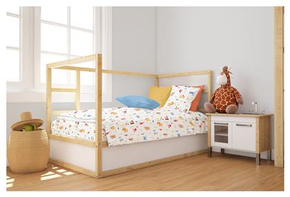 Πάπλωμα Κούνιας Βαμβακερό Λευκό 120x160cm Dimcol