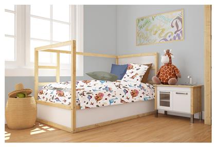 Πάπλωμα Κούνιας Βαμβακερό Λευκό 120x160cm Dimcol