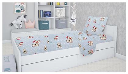 Παιδική Παπλωματοθήκη Μονή Lovely Bears 64 Μπλε 160x240εκ. Dimcol