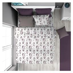 Παιδική Παπλωματοθήκη Μονή Βαμβακερή Lilac 160x240εκ. Dimcol