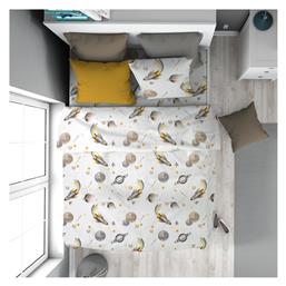 Παιδικό Πάπλωμα Μονό White-grey 160x240εκ. Dimcol