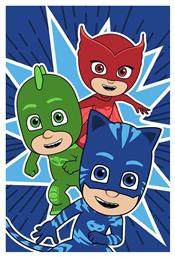 Pj Masks 20 Βρεφική Πετσέτα Προσώπου/Χεριών Μπλε Dimcol