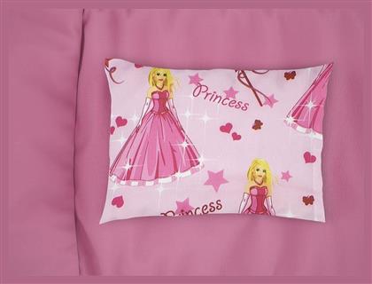 Princess Παιδική Μαξιλαροθήκη 50x70εκ. Pink Dimcol