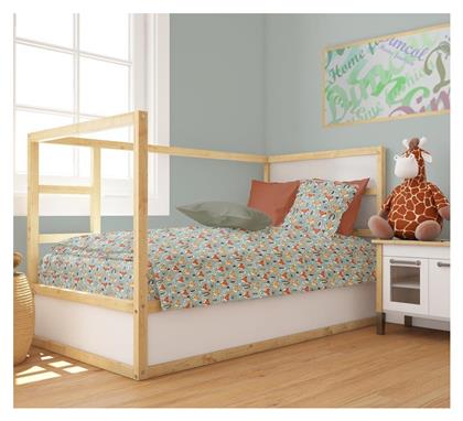 Σετ Πάπλωμα Κούνιας Βαμβακερό Πολύχρωμο 120x160cm Dimcol