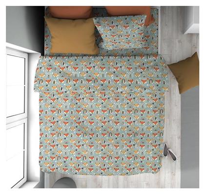 Σετ Παιδικό Πάπλωμα Μονό με Μαξιλαροθήκη Pale Cyan 160x240εκ. Dimcol