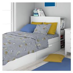 Σετ Σεντόνια Μονά Βαμβακερά 160x240cm 3τμχ Dimcol