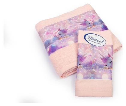 Σετ Βρεφικές Πετσέτες 2τμχ Pink Βάρους 400gr/m² Dimcol
