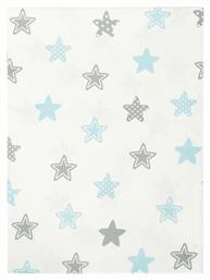 Star Πάνα Αγκαλιάς Χασέ Sky Blue 80x80cm Dimcol