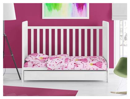 Βρεφική Παπλωματοθήκη Bebe Princess Pink 120x160εκ. Dimcol