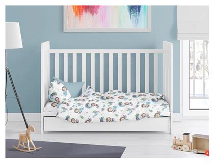 Βρεφική Παπλωματοθήκη Bebe Sky Blue 120x160εκ. Dimcol