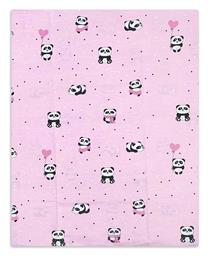 Βρεφική Παπλωματοθήκη Panda 111 Pink 120x160εκ. Dimcol