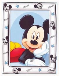 Disney Κορνίζα Ασημένια Mickey Mouse Μπλε 13x18cm