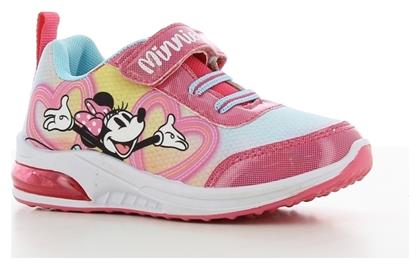 Παιδικά Sneakers Minnie Mouse Ανατομικά με Φωτάκια για Κορίτσι Φούξια Disney από το Pitsiriki