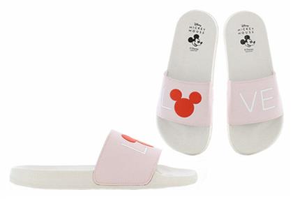 Παιδικές Σαγιονάρες Slides Mickey Λευκές Disney από το SerafinoShoes