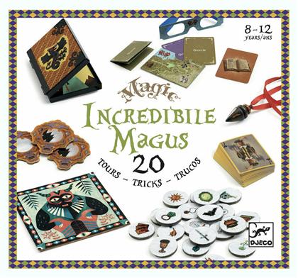 Magic Incredibile Magus Σετ 20 Μαγικά Τρικ Djeco