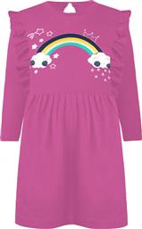 Energiers Φόρεμα Βαμβακερό με Βολάν Rainbow 15-120335-7 Fuchsia από το Pitsiriki